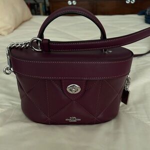 Quilted Coach handbag